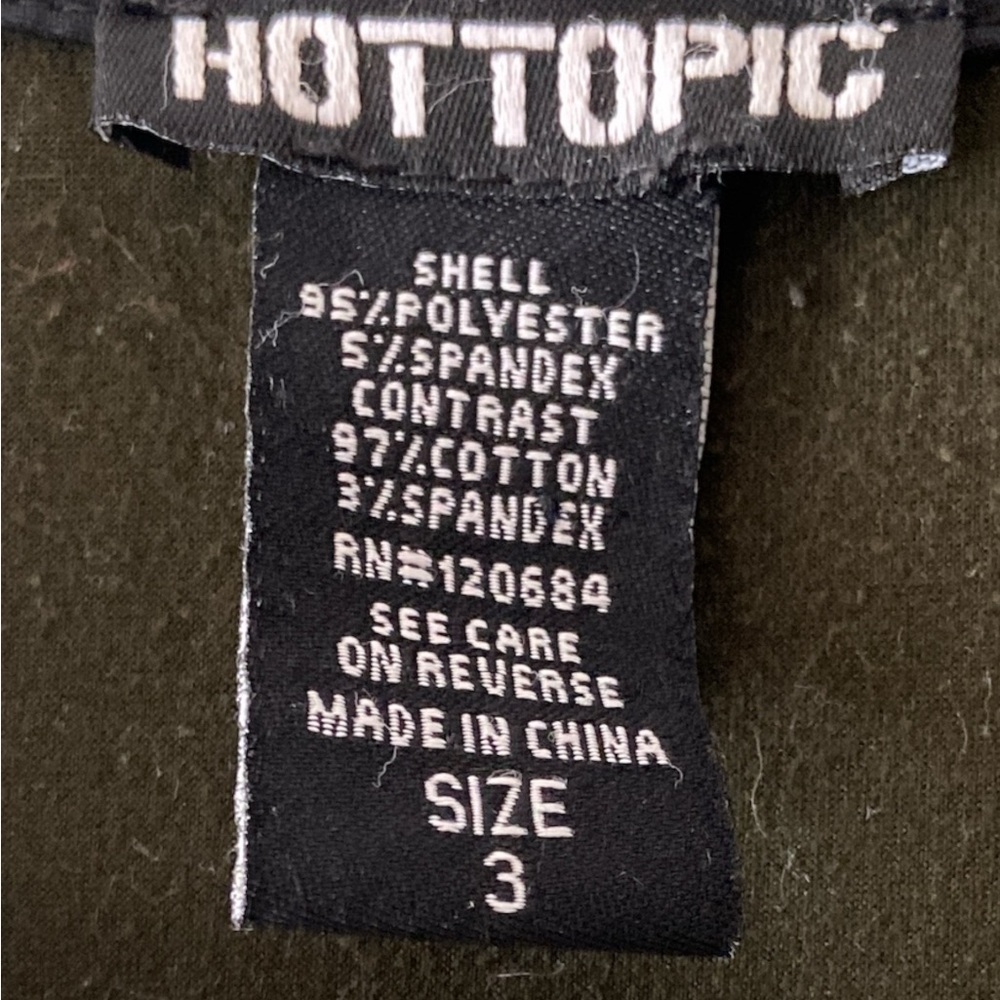 Hot Topic Dark Olive Women's dress - Picture 5 of 8
